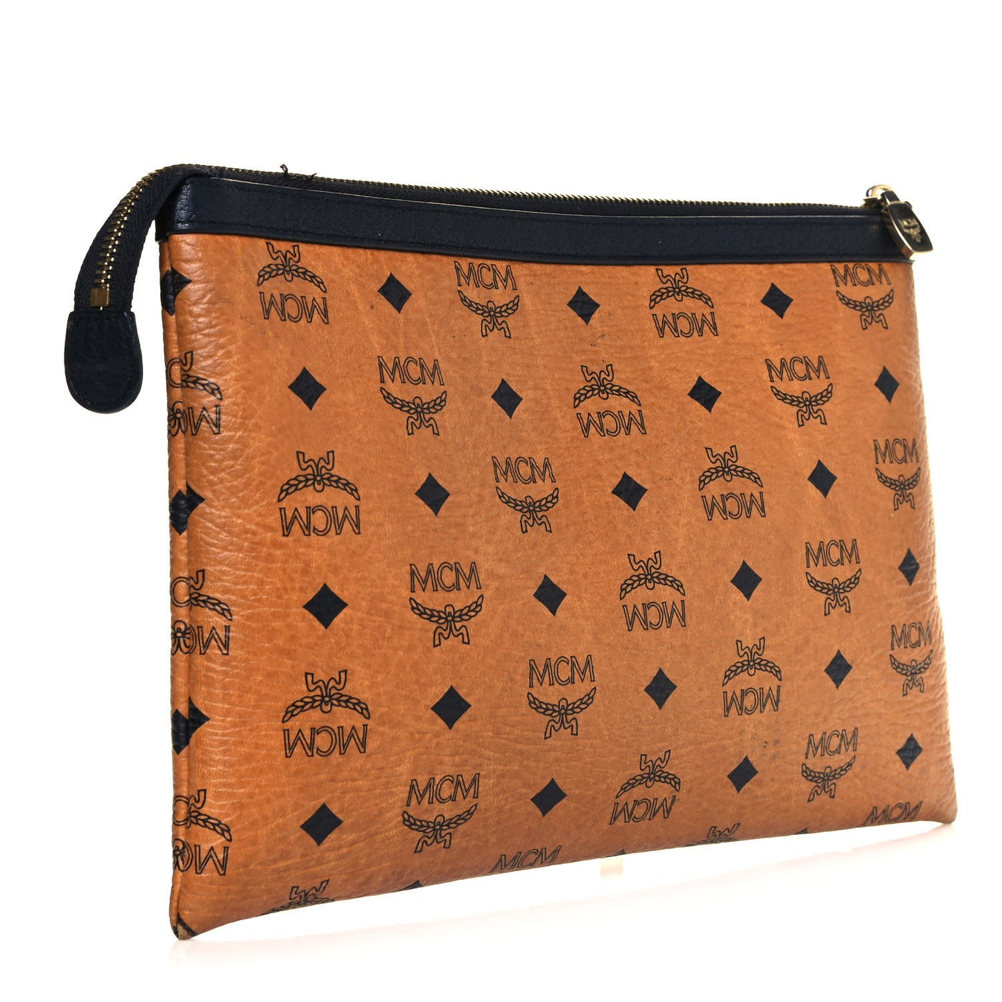 Visetos Mini Pouch Cognac Black