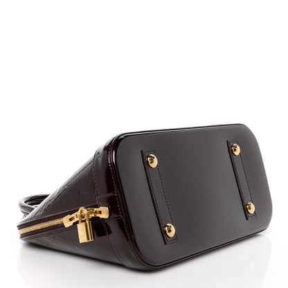 Louis Vuitton Vernis Alma PM Amarante 4 of 11