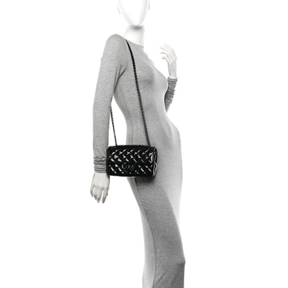 Chanel Patent Calfskin Quilted 2.55 Reissue Mini Flap So Black 2 of 10