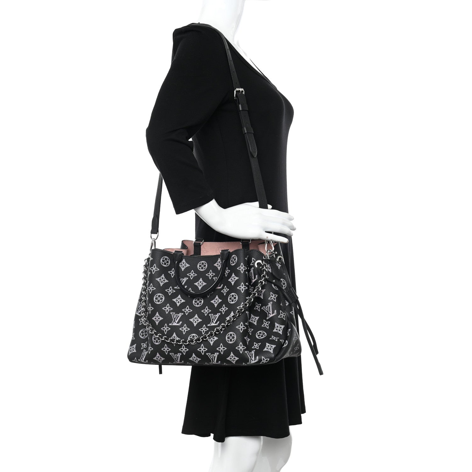 Louis Vuitton Mahina Flight Mode Bella Tote Black 2 of 10