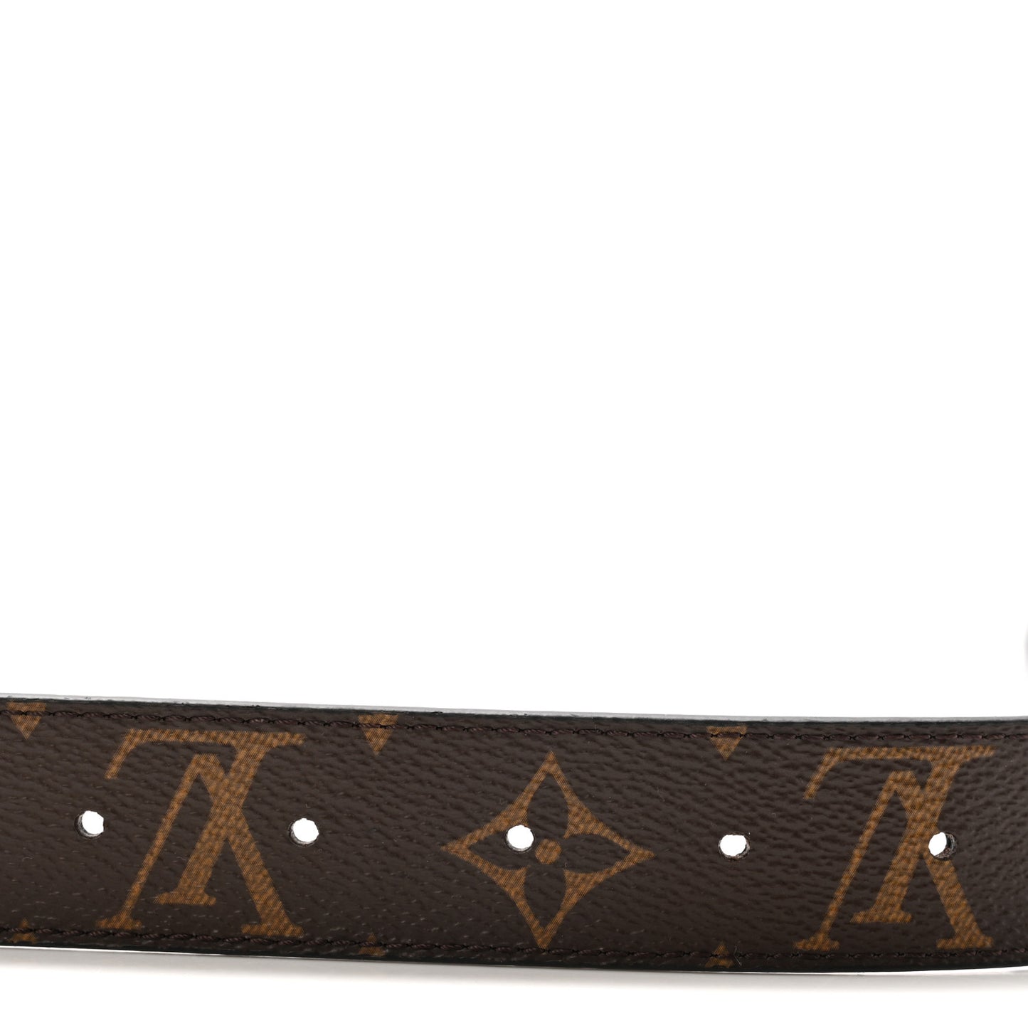 Calfskin Monogram 40mm LV Initiales Reversible Belt 85 34 Black