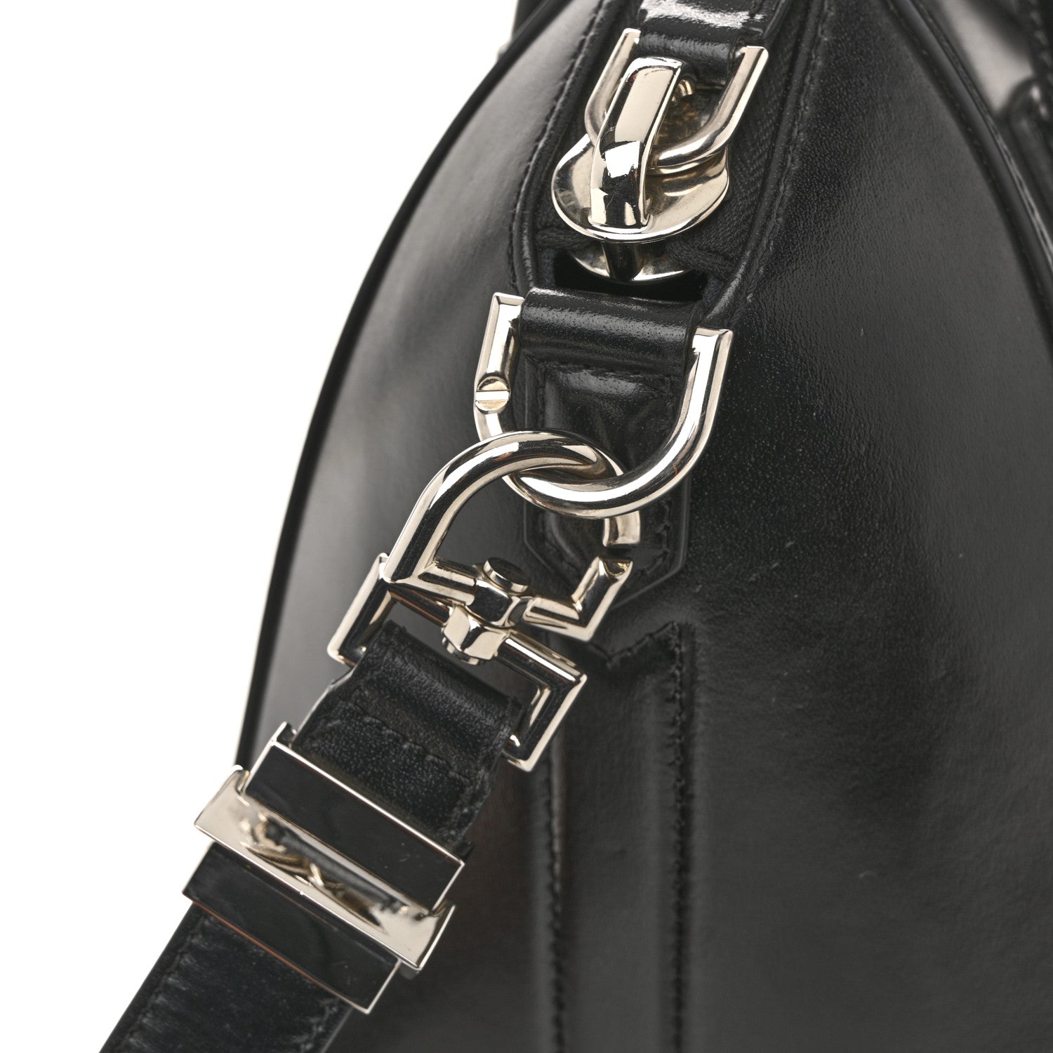 Givenchy Shiny Lord Calfskin Small Antigona Black 12 of 15