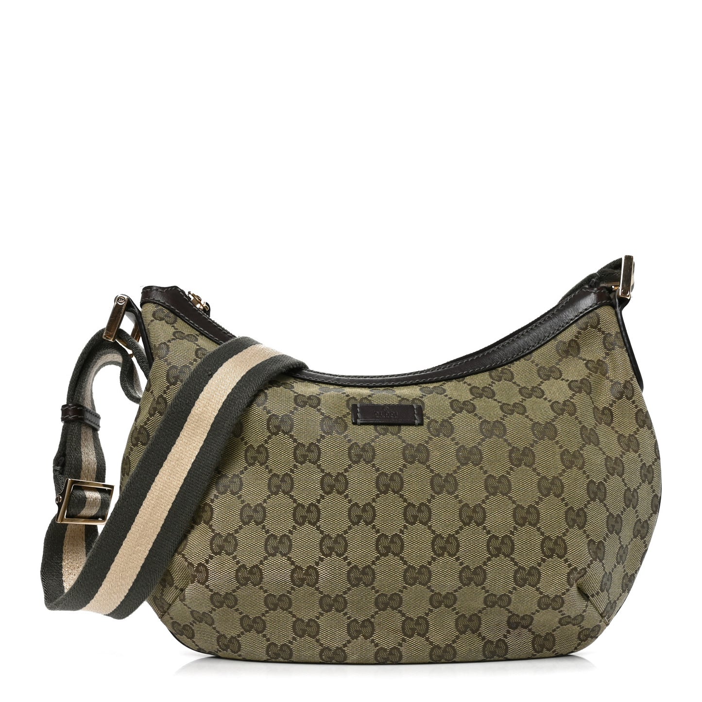 Monogram Medium Half Moon Hobo Green