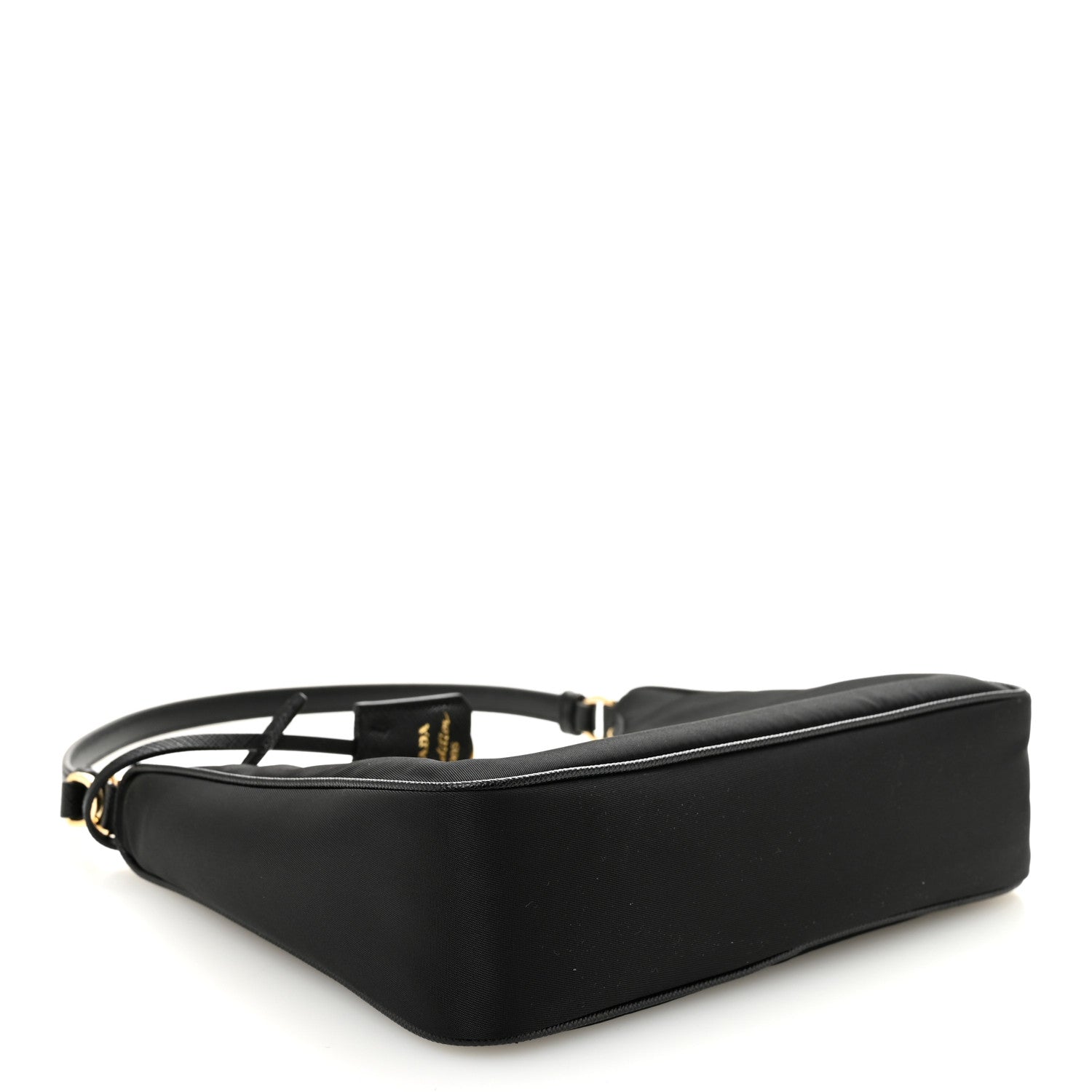 Prada Tessuto Nylon Saffiano Mini Re-Edition 2005 Bag Black 4 of 9