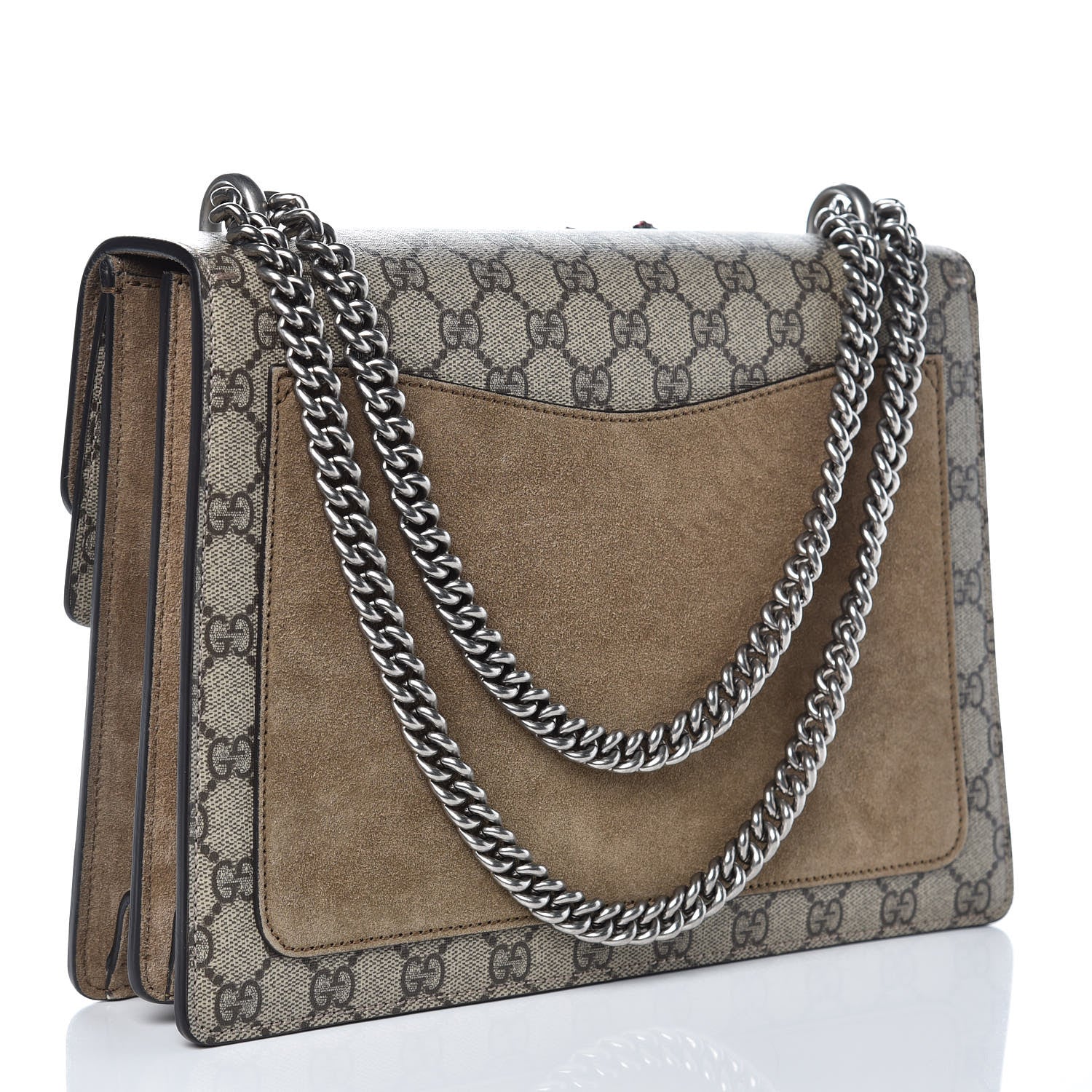 Gucci GG Supreme Monogram Shooting Star Embroidered Medium Dionysus Shoulder Bag Beige 3 of 11