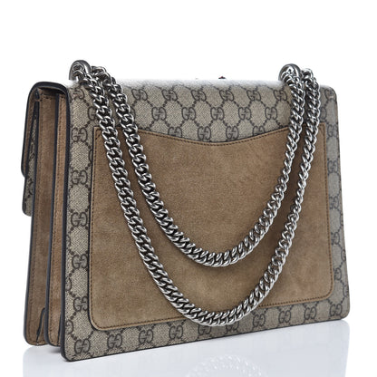 Gucci GG Supreme Monogram Shooting Star Embroidered Medium Dionysus Shoulder Bag Beige 3 of 11