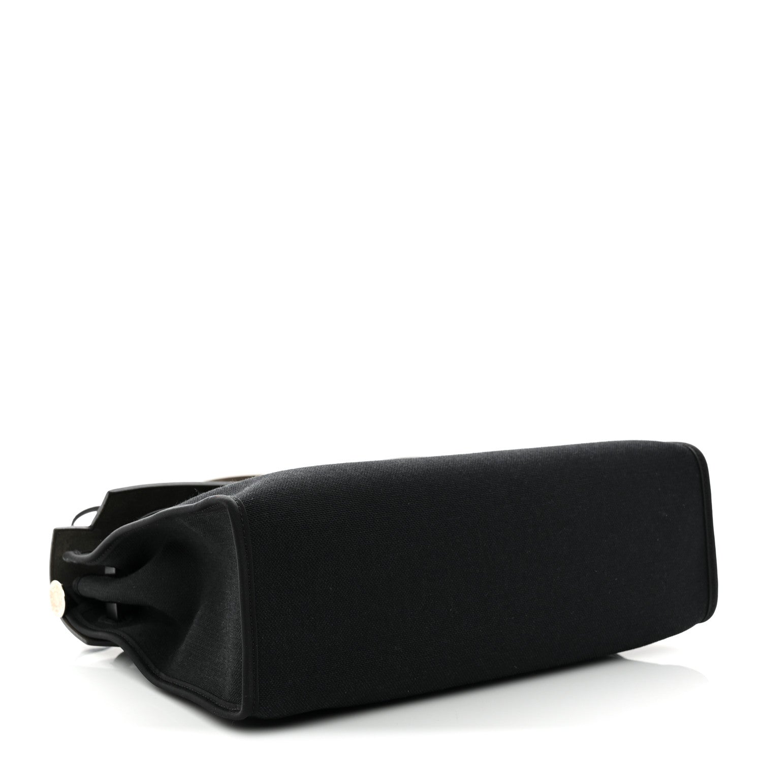 Hermes Military Toile Vache Hunter Herbag Zip PM 31 Black 5 of 12