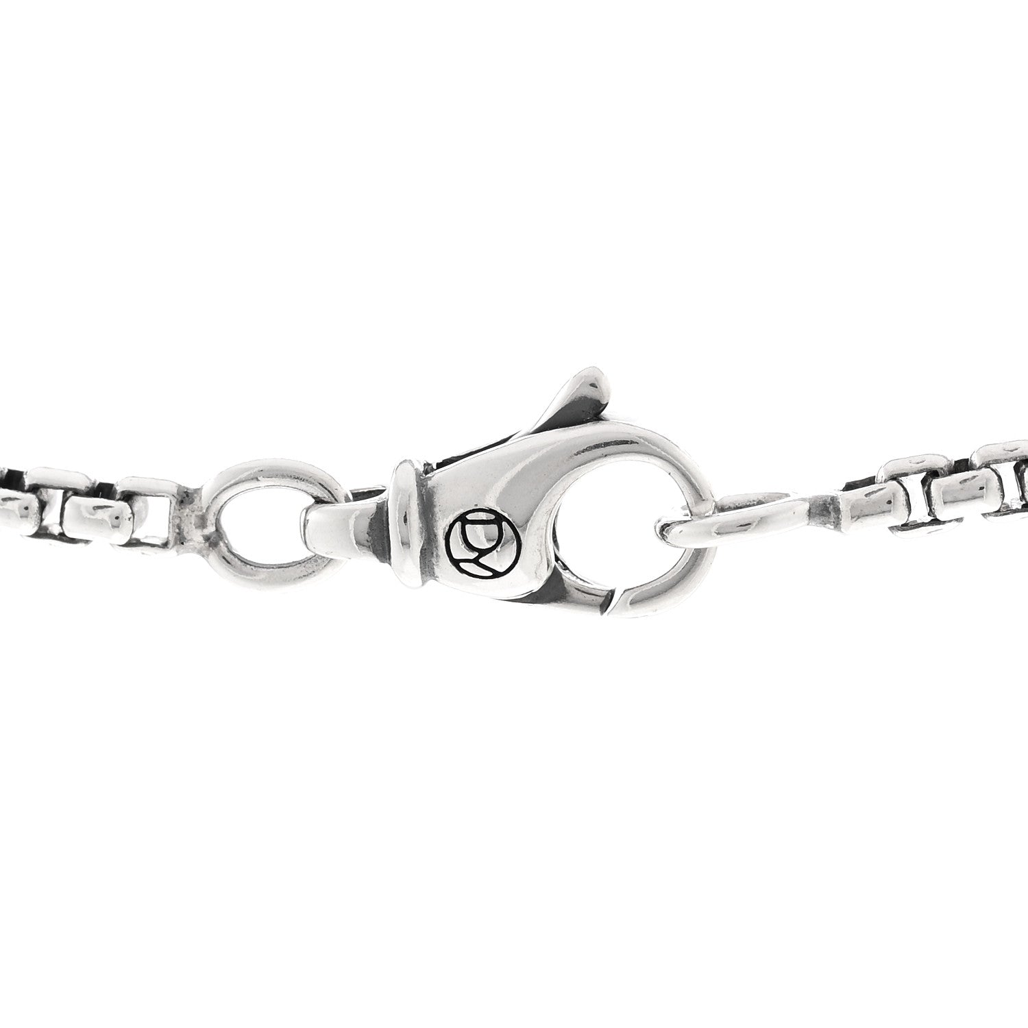 David Yurman Sterling Silver 2.7mm Small Box Chain Necklace 18" 4 of 4