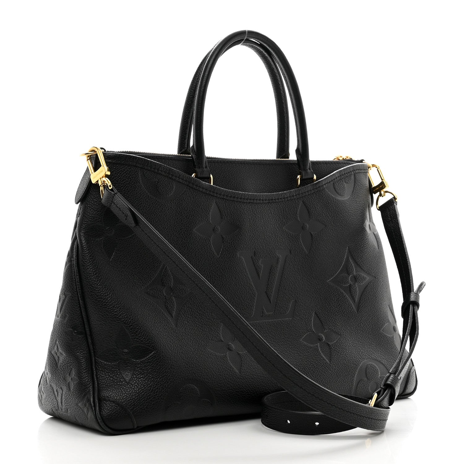 Louis Vuitton Empreinte Monogram Giant Trianon MM Black 3 of 9