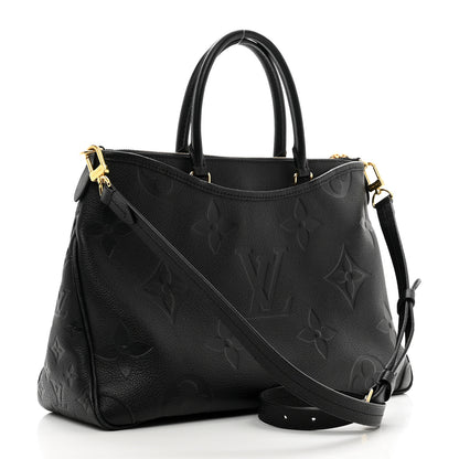 Louis Vuitton Empreinte Monogram Giant Trianon MM Black 3 of 9