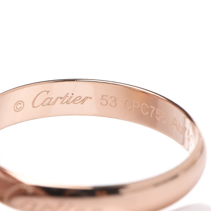 Cartier 18K Pink Yellow White Gold Classic Trinity Ring 53 6.25 4 of 5