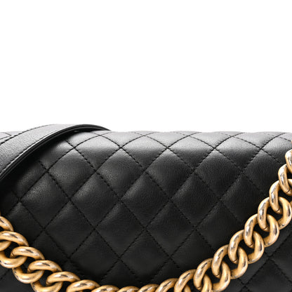 Chanel Calfskin Quilted New Medium Boy Flap Black 8 of 10