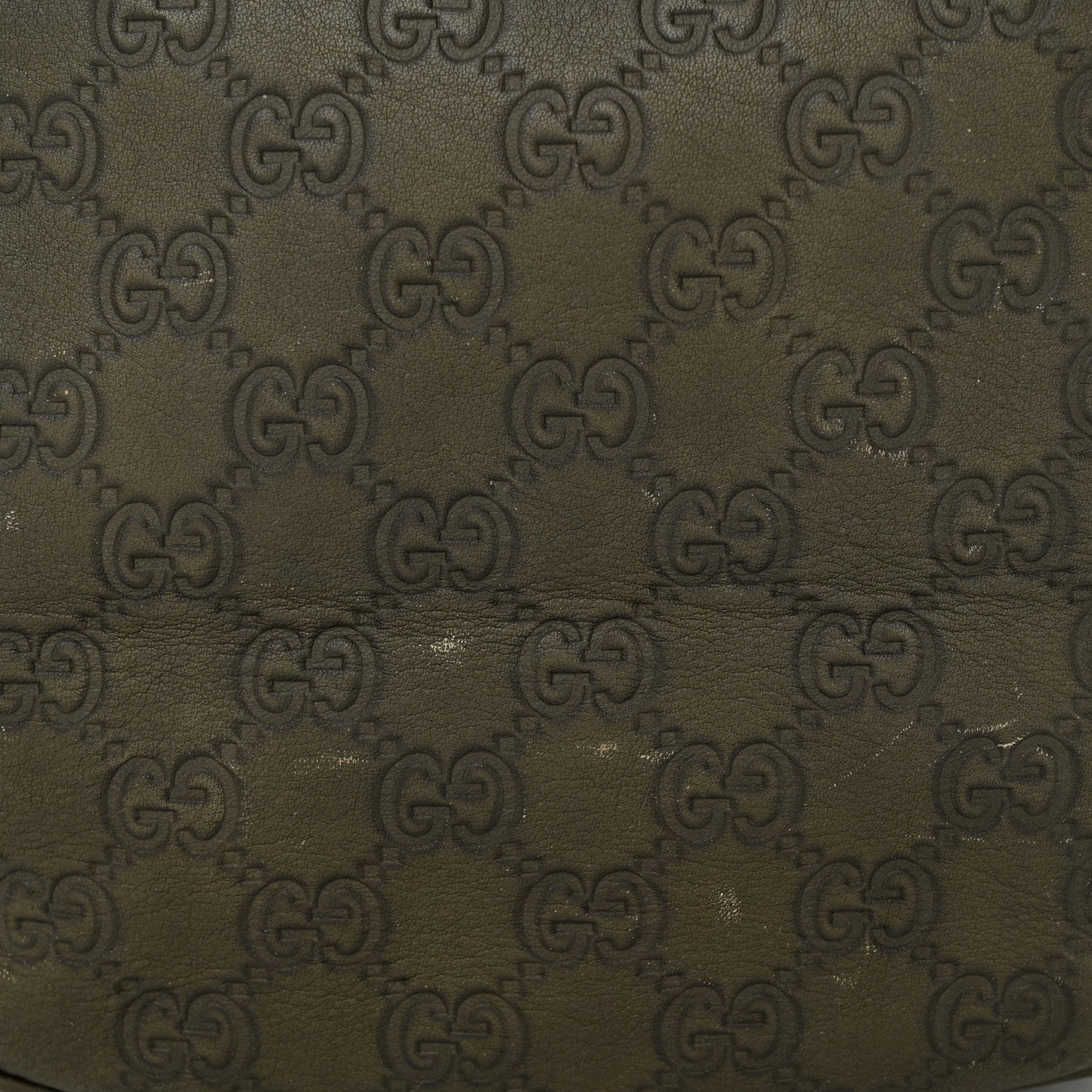 Gucci Guccissima Medium GG Twins Hobo Olive Green 13 of 18