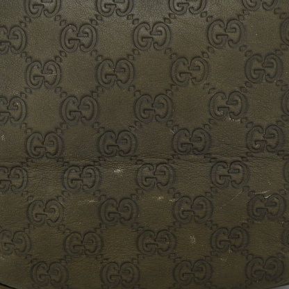 Gucci Guccissima Medium GG Twins Hobo Olive Green 13 of 18