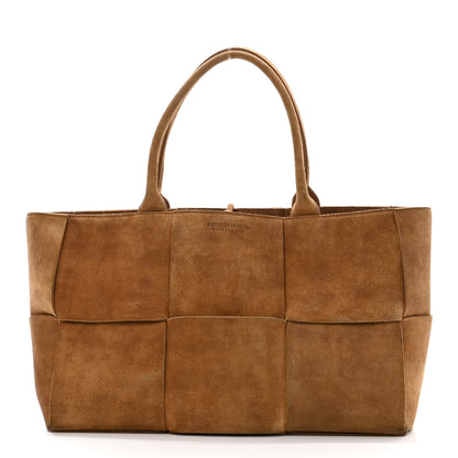 Bottega Veneta Suede Maxi Intrecciato Small Arco Tote 4 of 11