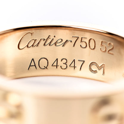 Cartier 18K Yellow Gold 5.5mm LOVE Ring 52 6 4 of 4