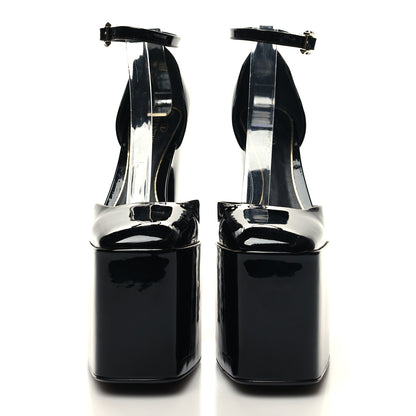 Valentino Garavani Patent DiscoBox 80/180mm Platform Pumps 37 Black 2 of 9