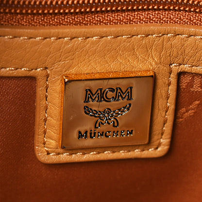 MCM Visetos Medium Sprinkle Stud Stark Backpack Cognac 7 of 11