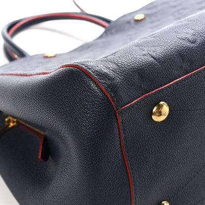 Louis Vuitton Empreinte Montaigne GM Marine Rouge 12 of 13