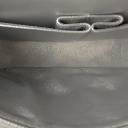 Chanel Lambskin Medium Double Flap Matte Silver 7 of 14