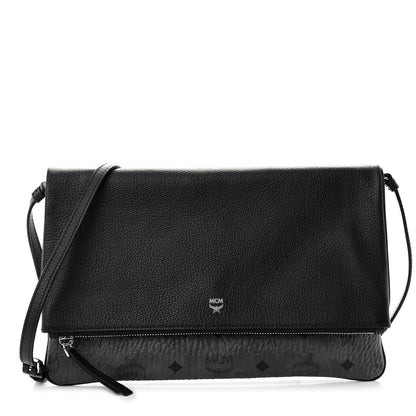 MCM Visetos Corina Crossbody Bag Black 1 of 10