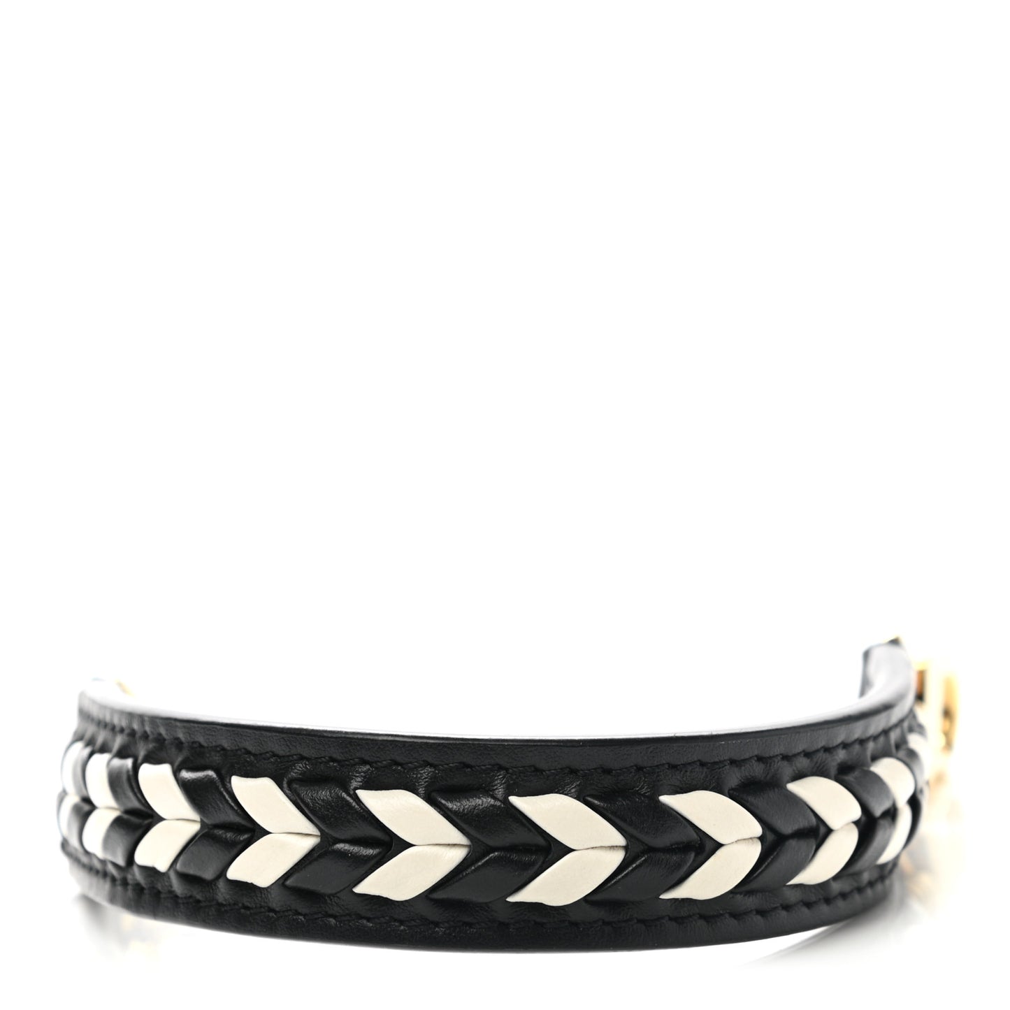 Calfskin Crafty Neonoe MM Short Strap Cream Black