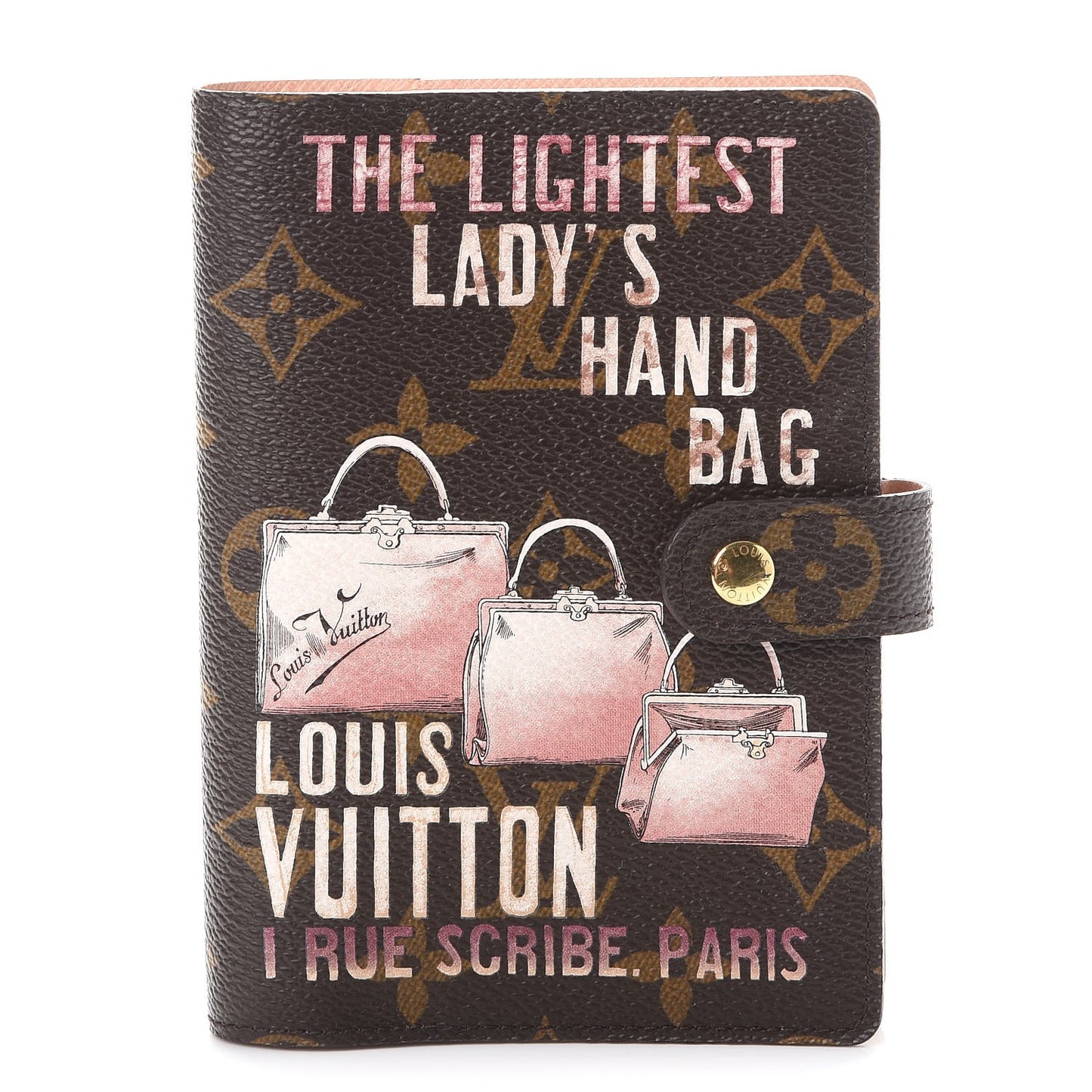 Monogram Affiche Small Ring Agenda Cover