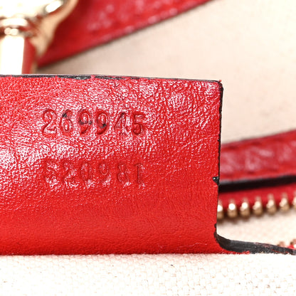 Gucci Monogram Medium Bella Tote Red 7 of 10