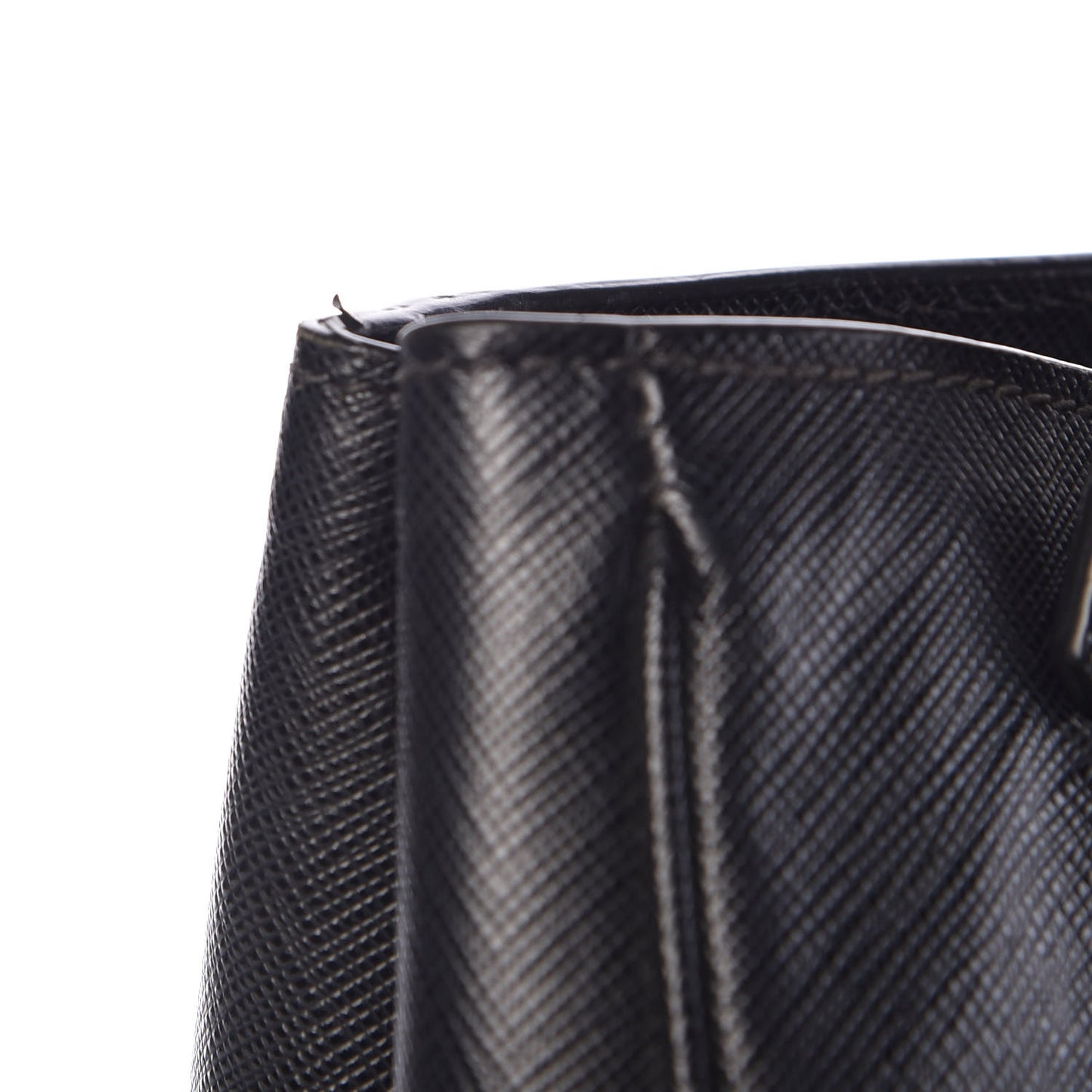 Saffiano Lux Large Tote Black