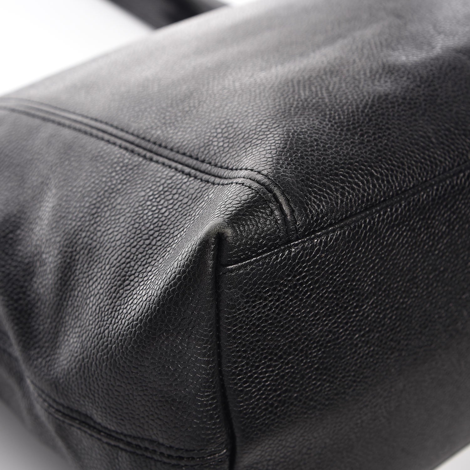 Chanel Caviar CC Shoulder Bag Black 10 of 13