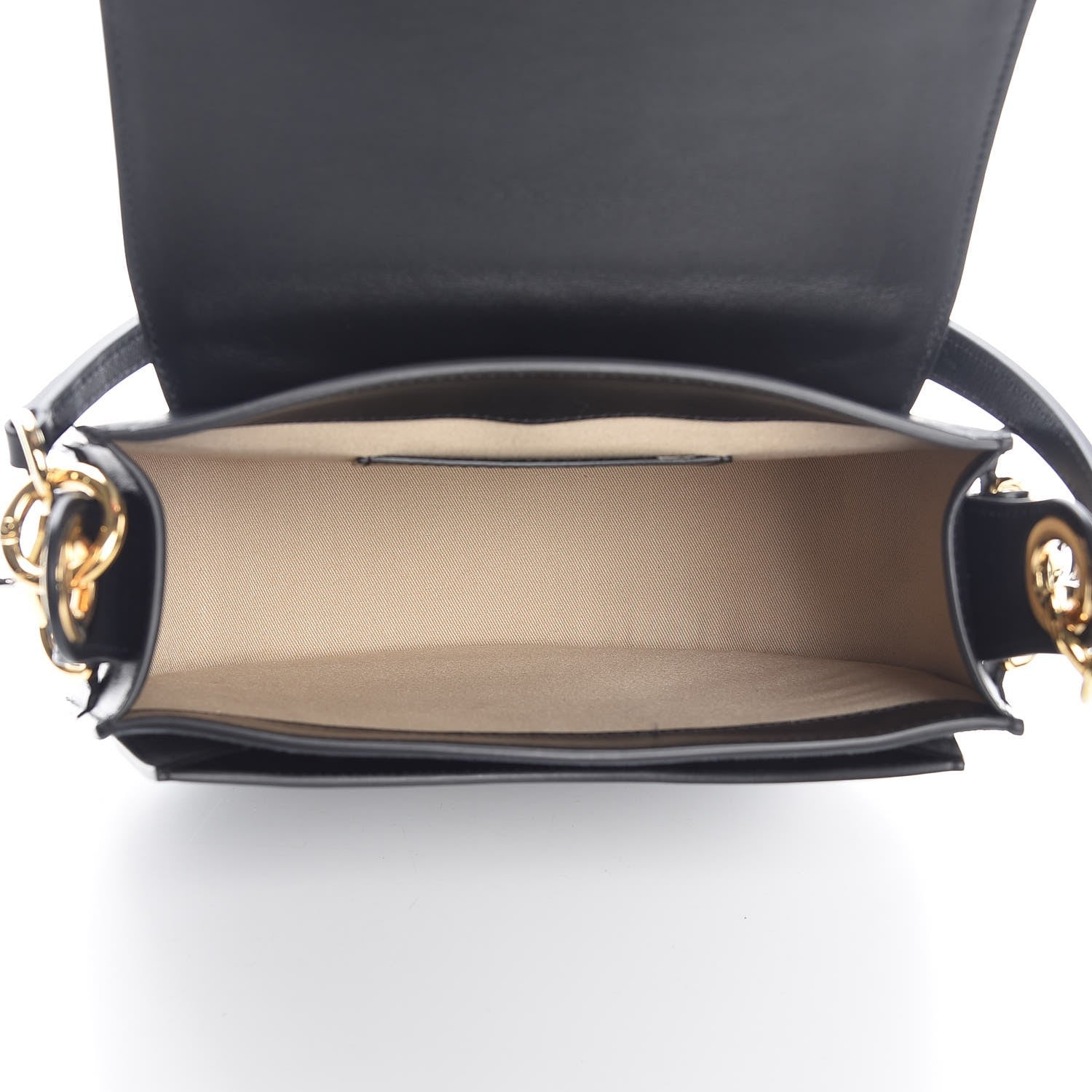 Chloe Calfskin Suede Large Tess Bag Black 6 of 8