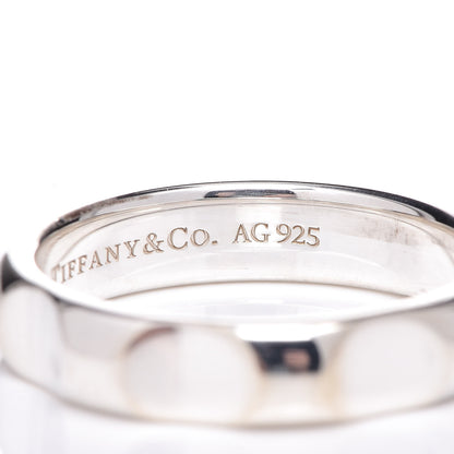 Tiffany Sterling Silver Palomas Groove Ring 49 5 6 of 6