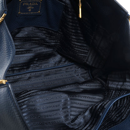 Prada Cervo Deerskin Zipper Detail Tote Bleuette 7 of 11