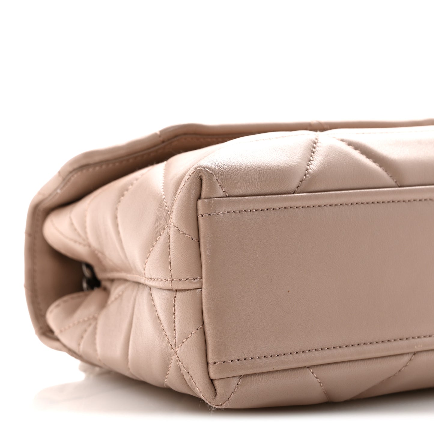 Nappa Triangle Stitched Small Spectrum Bag Cipria