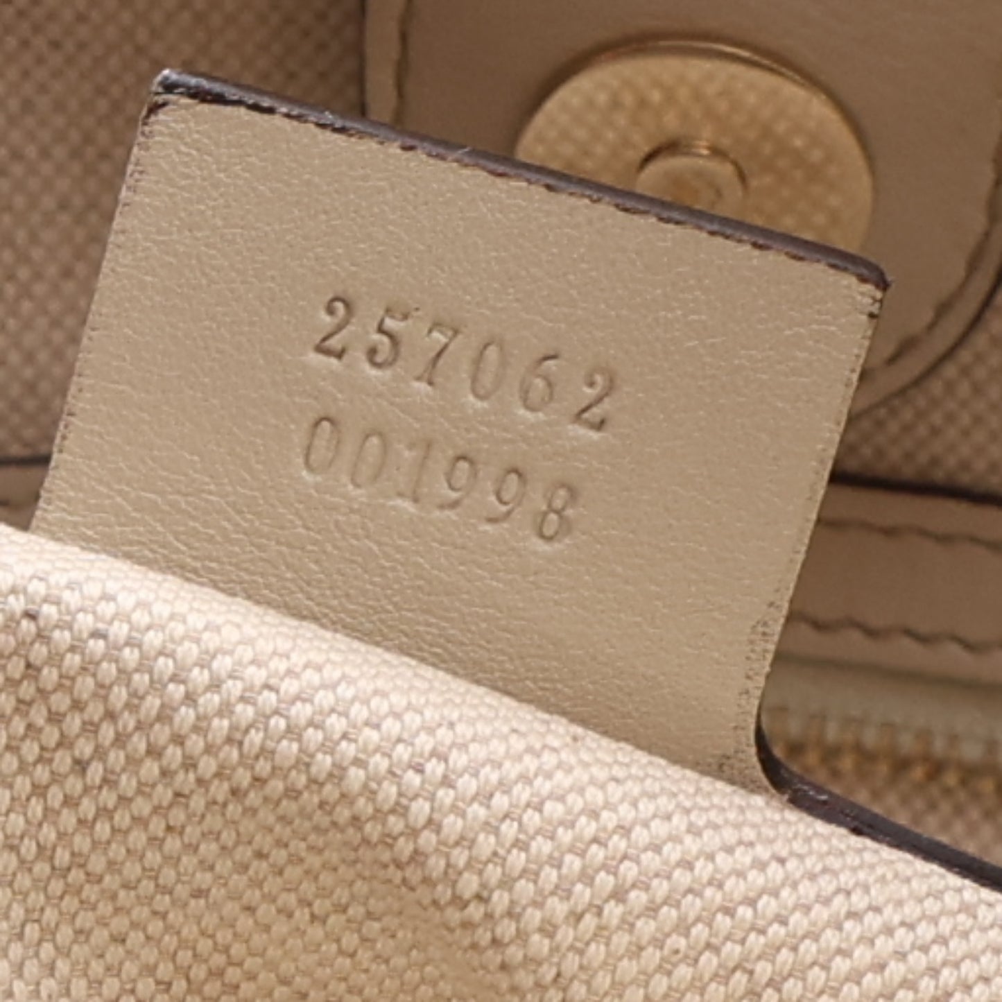 Guccissima Medium Mayfair Tote Off White