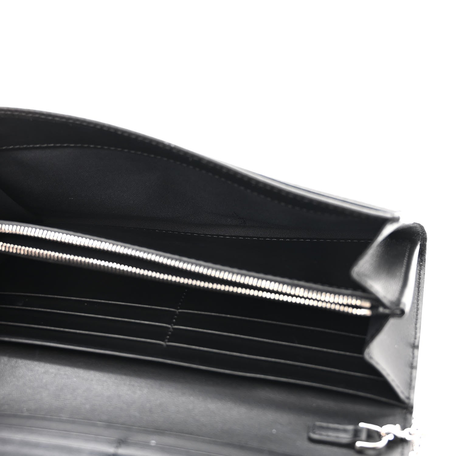 Fendi Vitello Liberty Fun Fair Studded Continental Wallet On Chain Black Multicolor 5 of 11