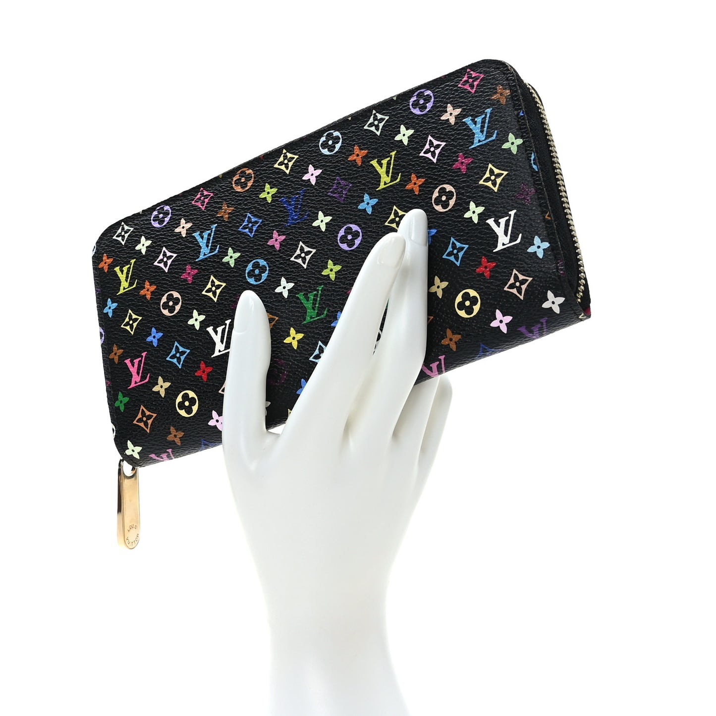 Monogram Multicolor Zippy Wallet Black Grenade