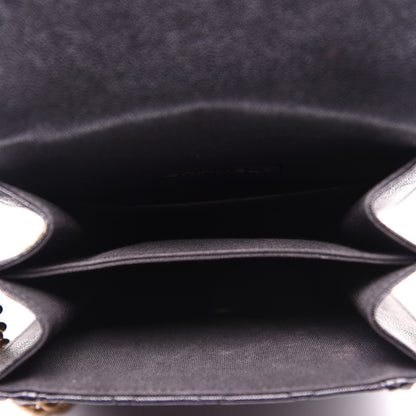 Chanel Caviar Quilted North South Boy Flap Black 5 of 15