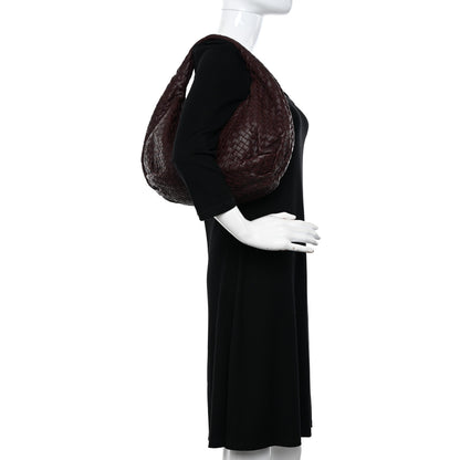 Bottega Veneta Nappa Intrecciato Medium Belly Veneta Hobo Aubergine 2 of 9