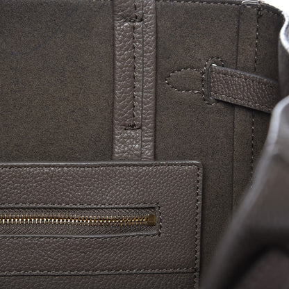 Celine Soft Grained Calfskin Small Belt Cabas Phantom Taupe 13 of 14