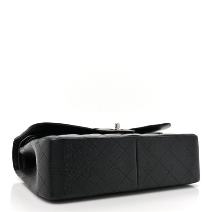 Chanel Caviar Quilted Jumbo Double Flap Black 4 of 12