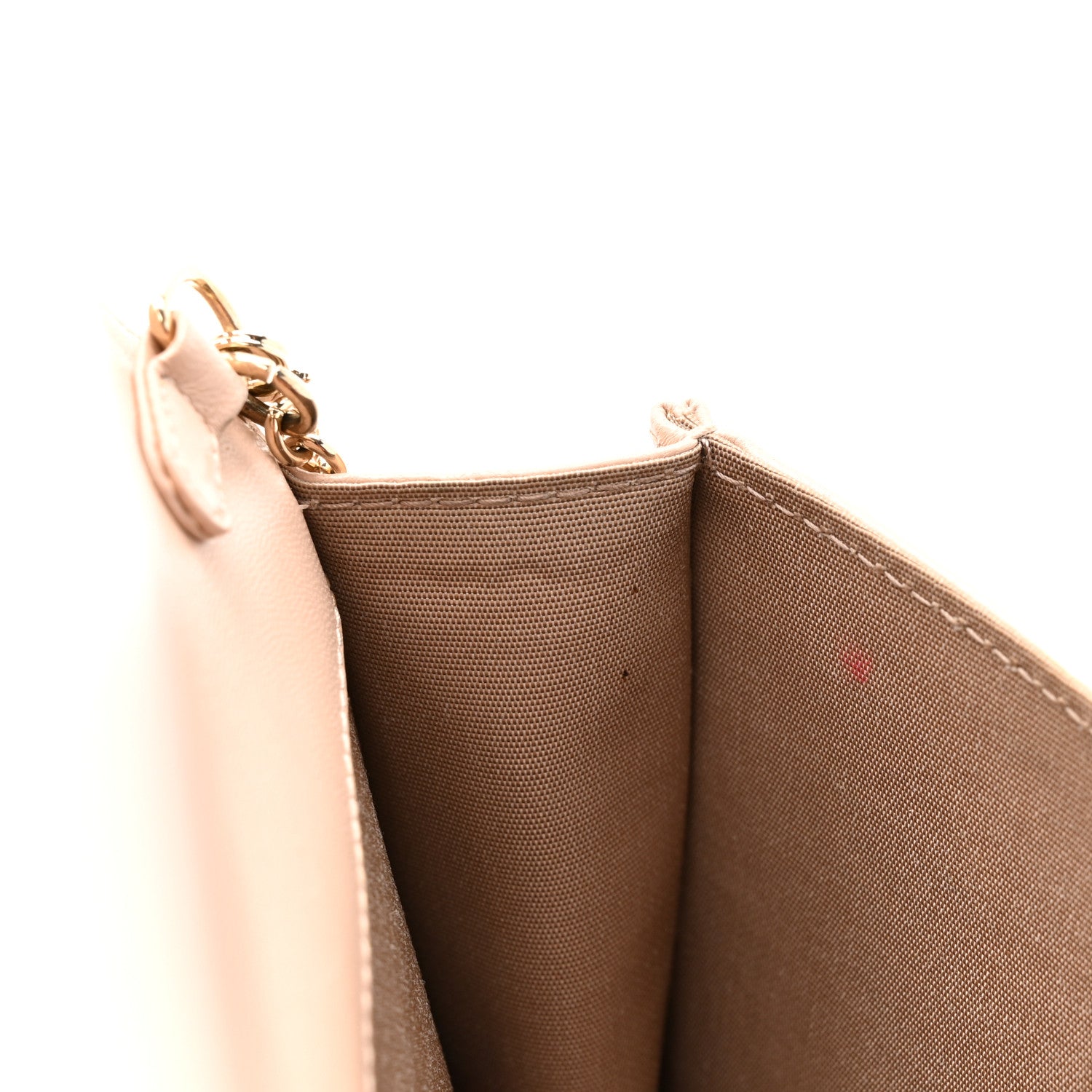 Christian Dior Lambskin Cannage Lady Dior Convertible Clutch Pink 12 of 13