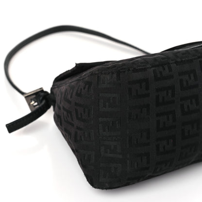 Fendi Zucchino Mini Mama Baguette Black 7 of 9