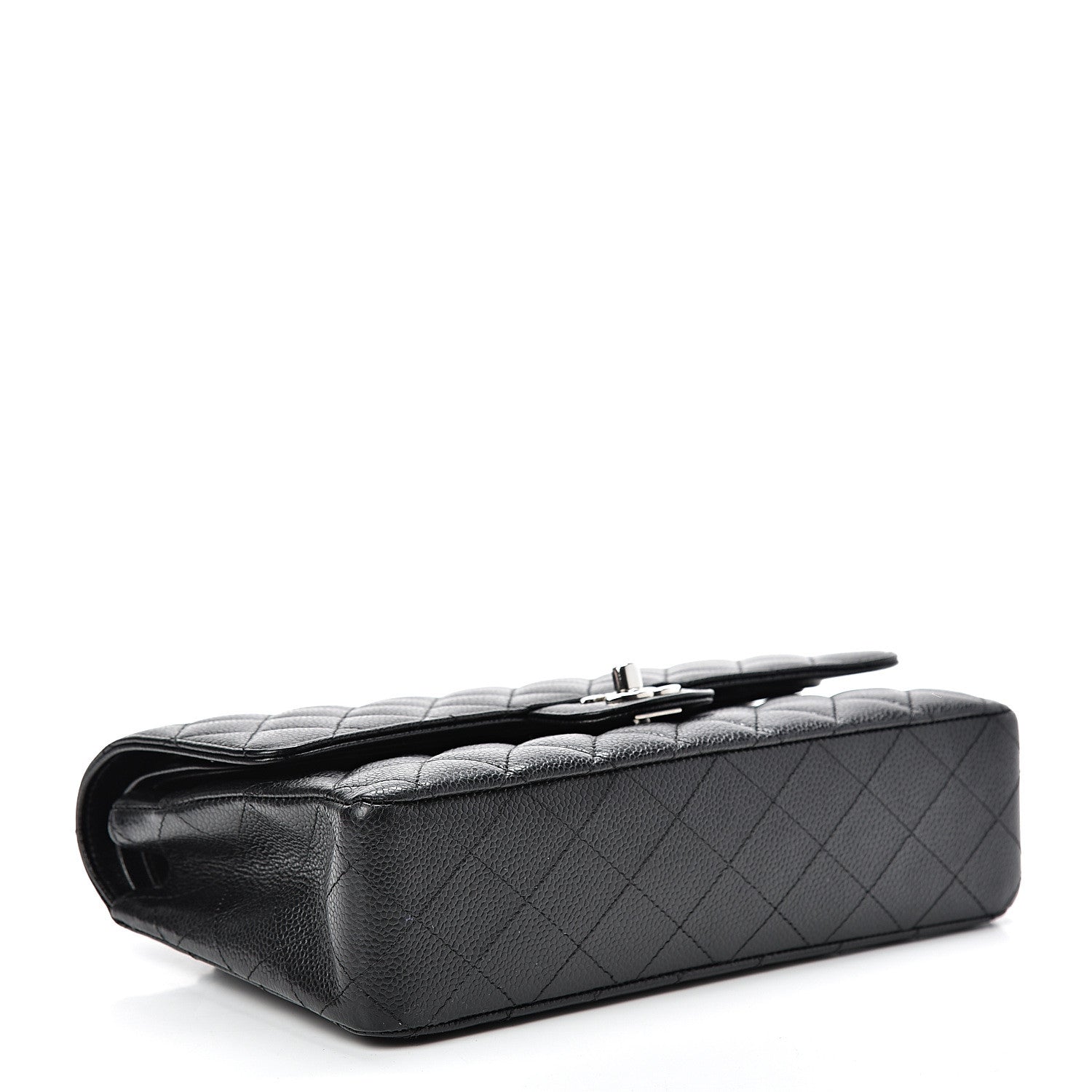 Chanel Caviar Quilted Medium Double Flap Black 3 of 11
