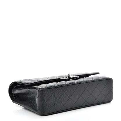 Chanel Caviar Quilted Medium Double Flap Black 3 of 11