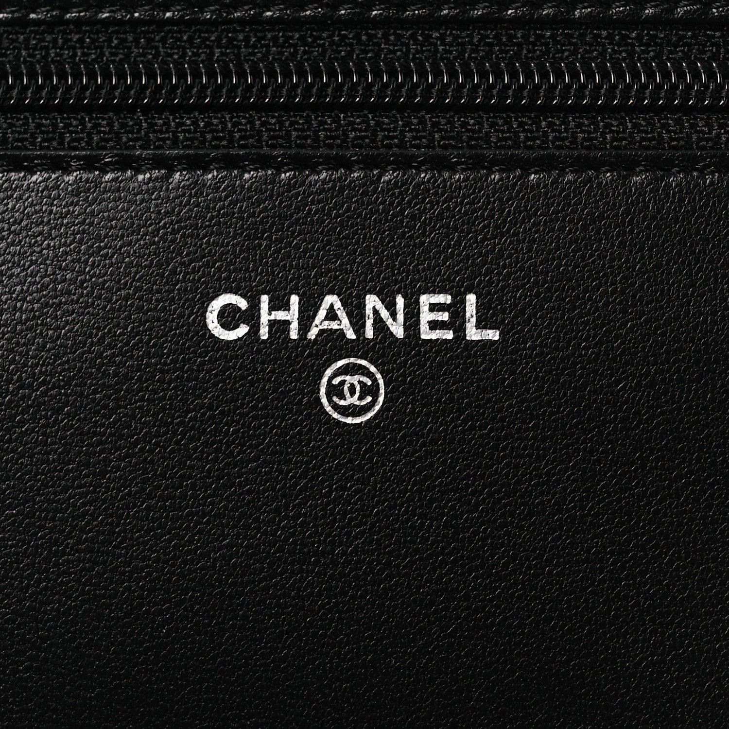 Chanel Lambskin Quilted Wallet On Chain WOC Black 6 of 11