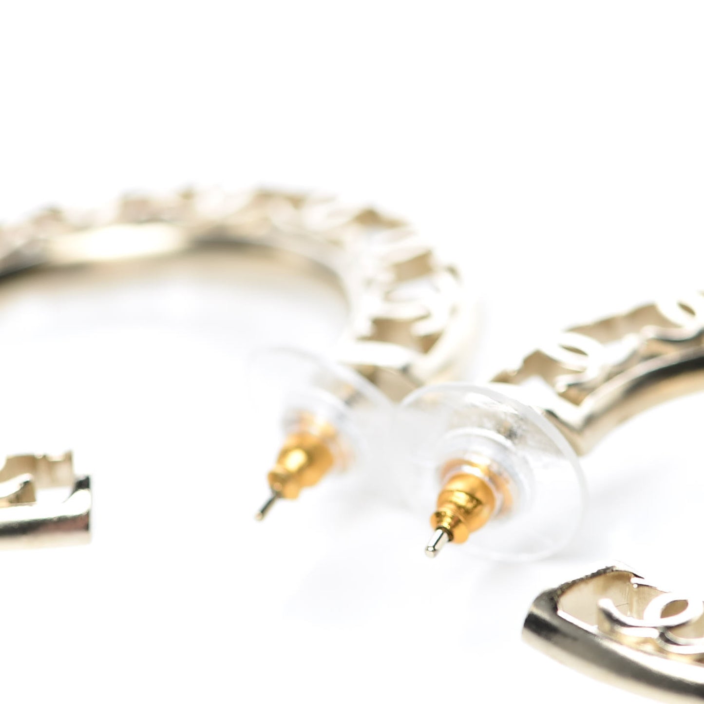 CC Hoop Earrings Gold