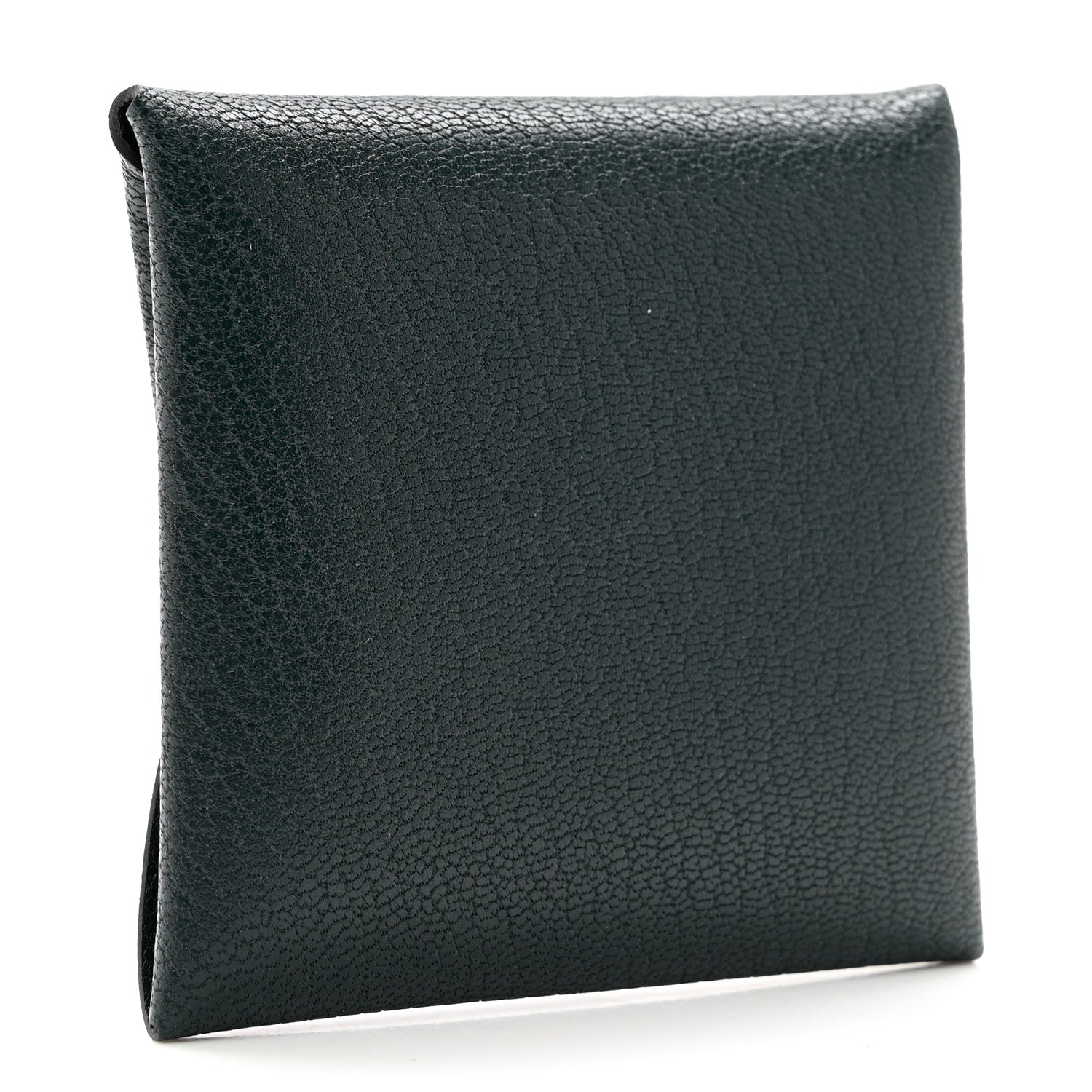 Hermes Chevre Mysore Bastia Coin Purse Vert Titien 3 of 7