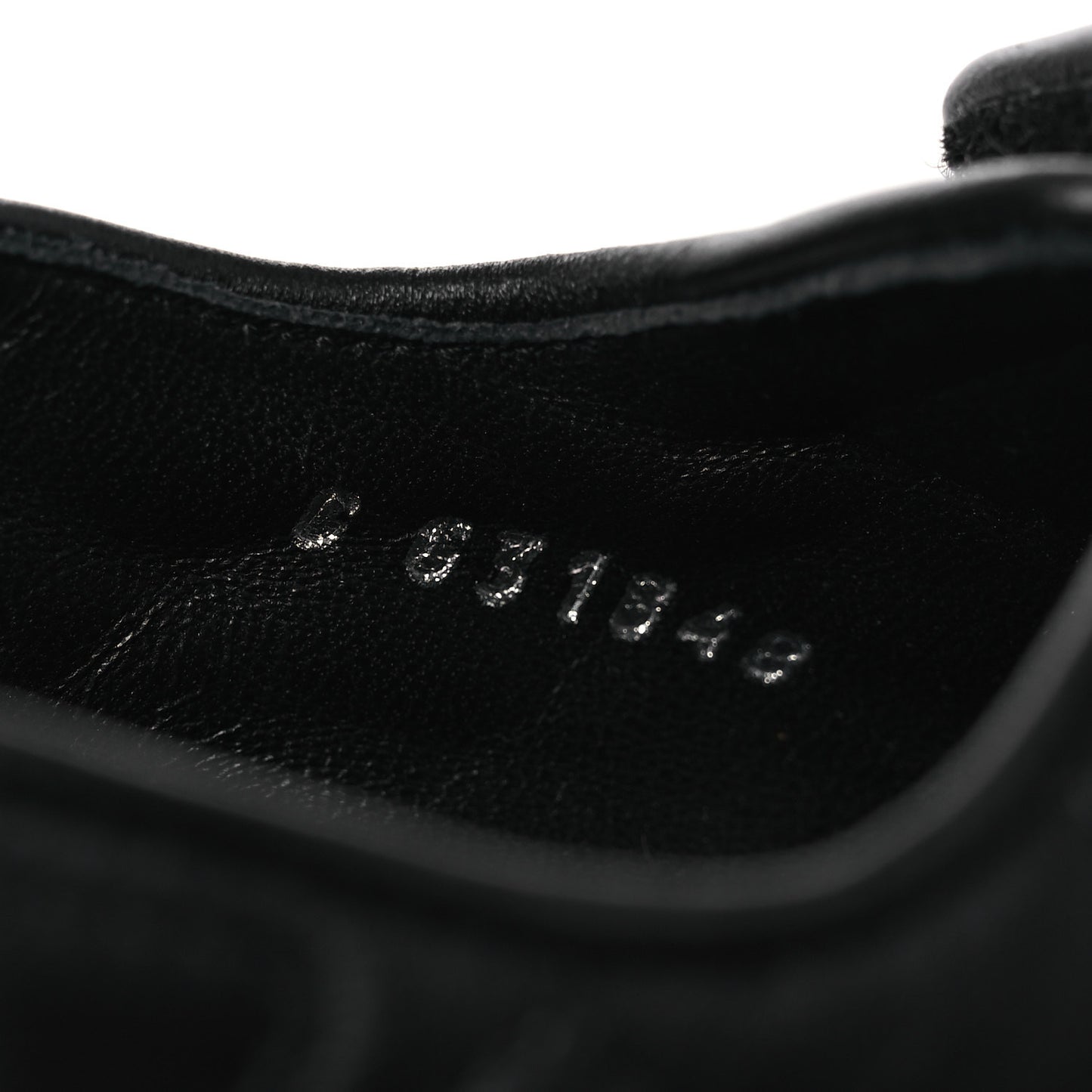 Lambskin Velcro Dad Sandals 39 Black