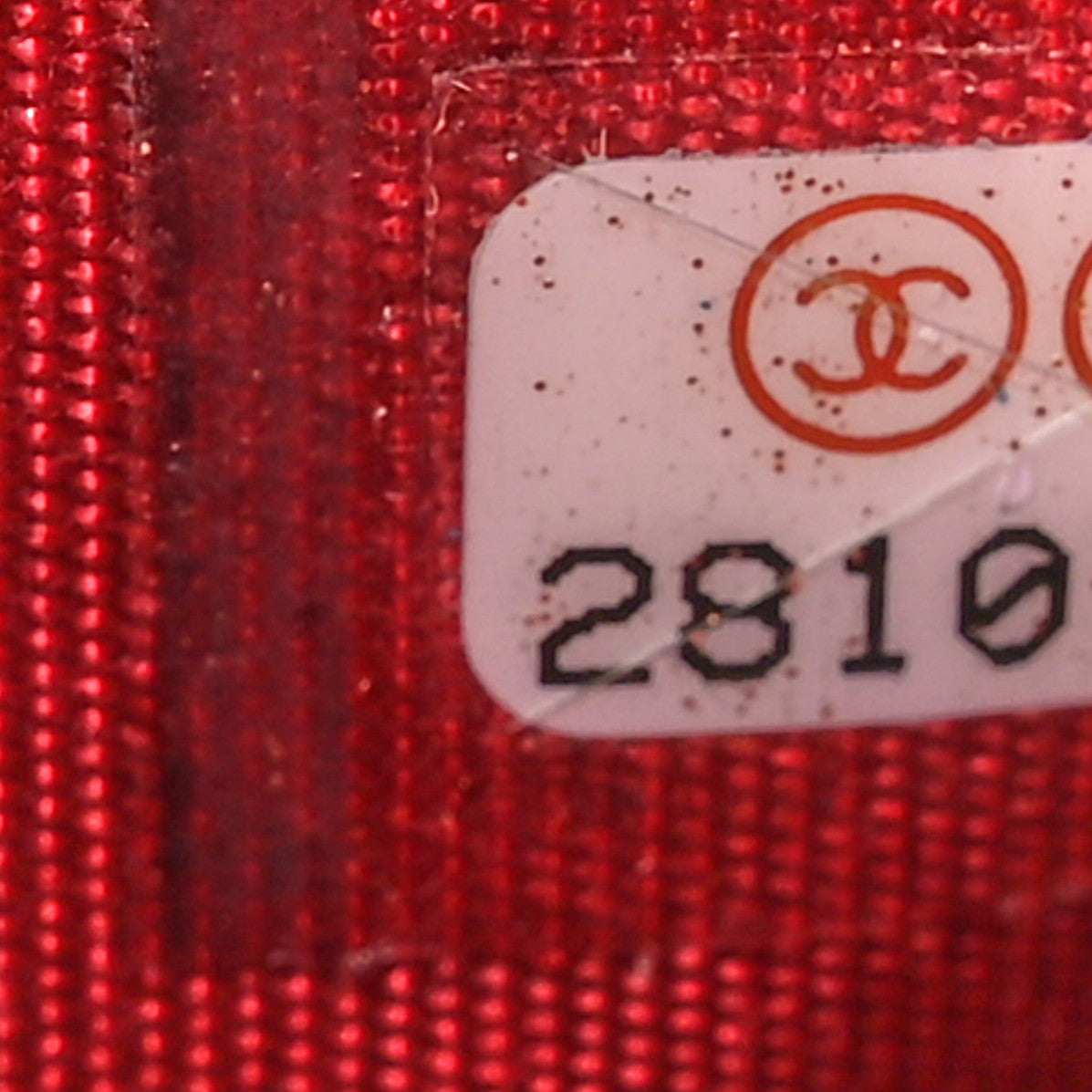 Caviar Quilted Vintage Mademoiselle Wallet On Chain WOC Red